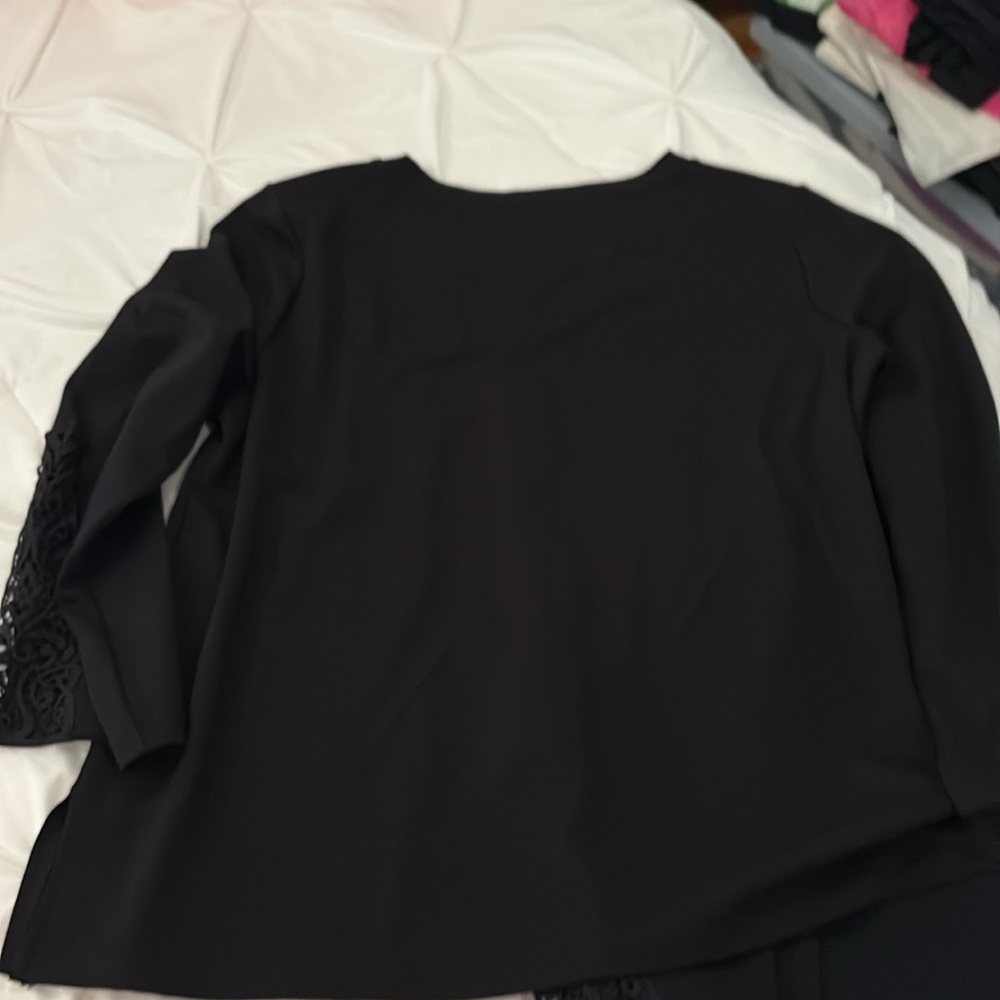 EUC Ann Taylor 2 pc Black Pant Set size XL - Picture 9 of 9